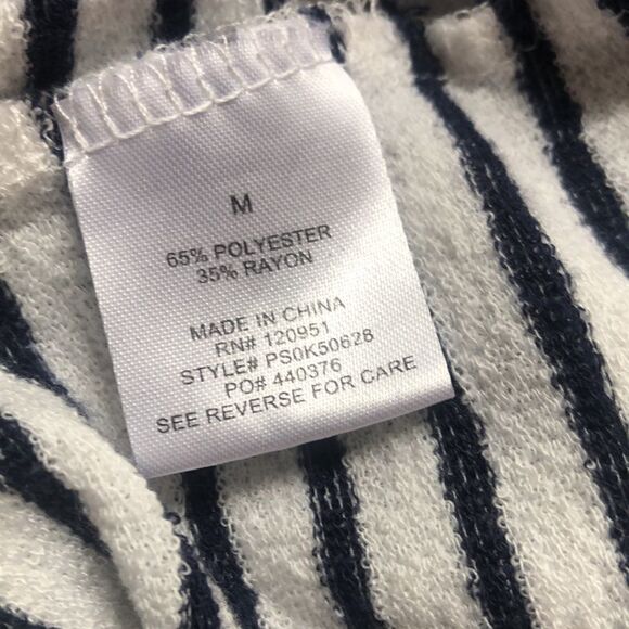 Pink Rose Striped T Shirt Dress Size Medium - Picture 7 of 7